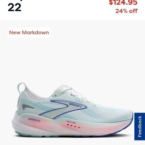 Brooks Women's Athletic Shoes - White and Blue